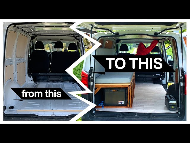 serge propose converts mercedes vito into minimalist campervan