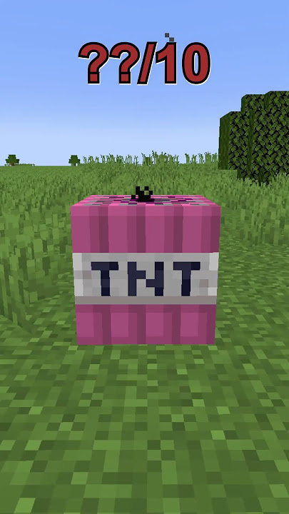 Minecraft TNT MOD Rate From 1 to 10 #shorts