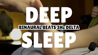 深く寝る足つぼ | 総集編 デルタ 3Hz バイノーラル音と共に | 3時間20分