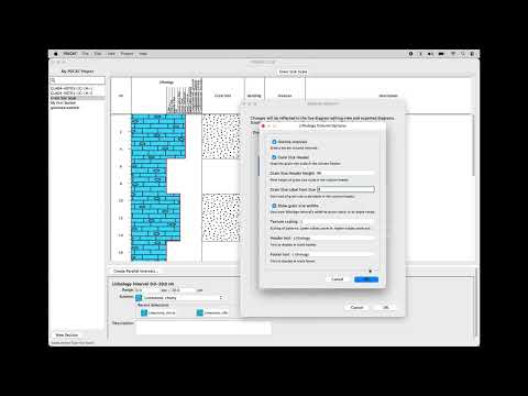 PSICAT Tutorial 15 Lithology and Grain Size Interaction
