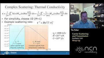 nanoHUB-U Thermal Energy at the Nanoscale L5.6: Carrier Scattering - Week 5 Wrap Up