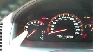 видео Test zegarów Honda Accord VII (acura 7 error check, self diagnostic)