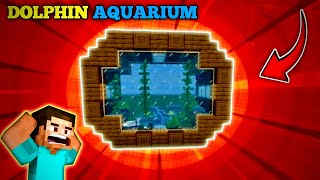 how do build dolphin  aquarium #minecraft #video #youtube #