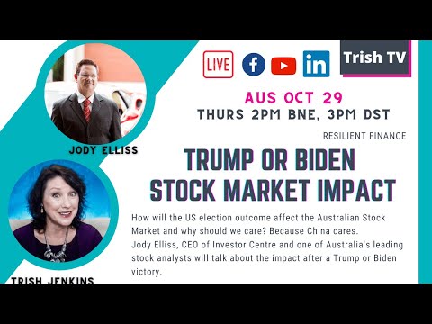 fajance Henstilling Tekstforfatter Trump vs Biden outcome for Australia's Stock Market - YouTube