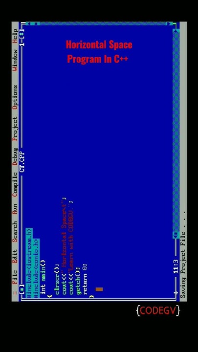 C++ Programming | Horizontal Space In C++ | #shorts #short #viral - YouTube