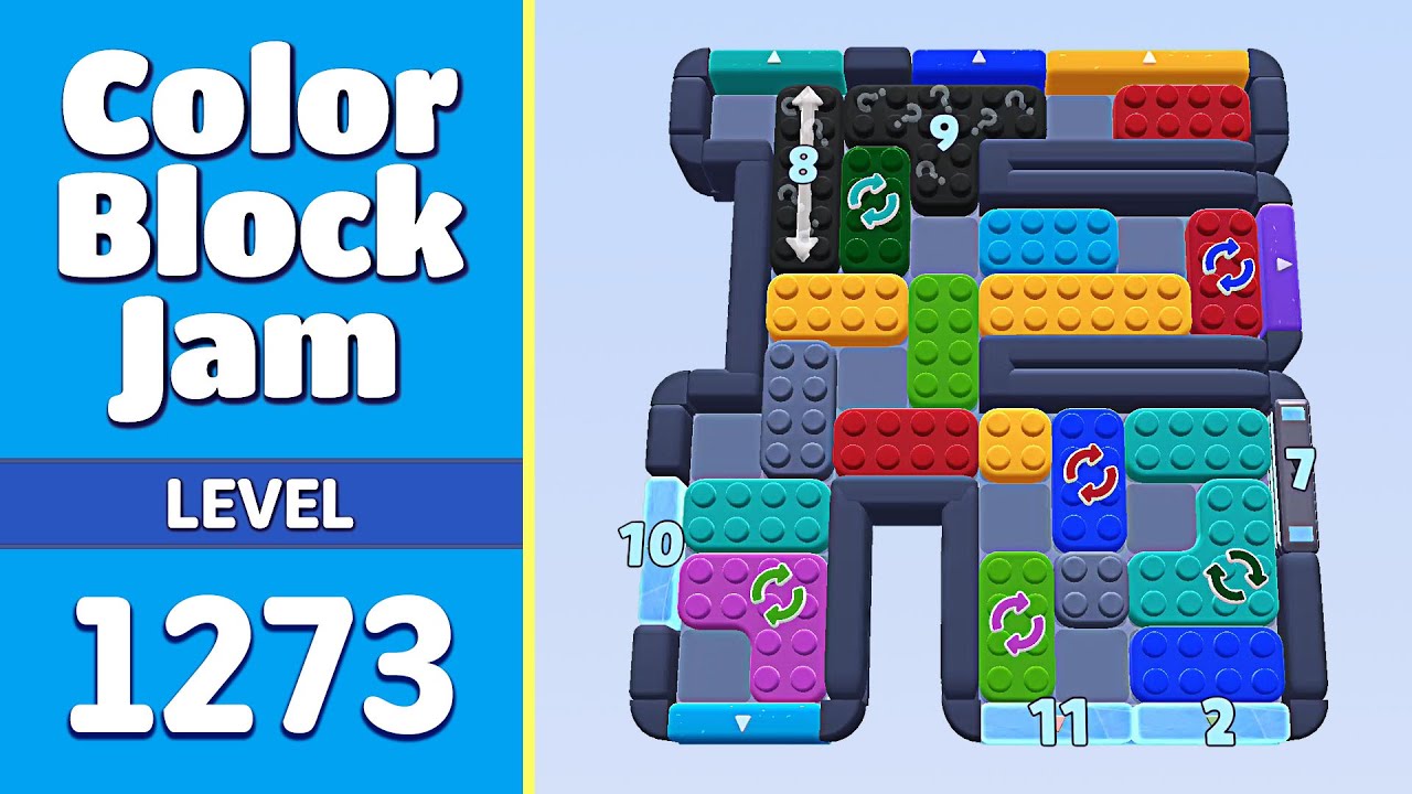 Color Block Jam Level 1270 (1271, 1272, 1273 & 1274) Walkthrough
