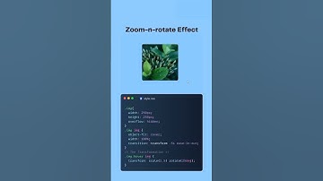 Zoom & Rotate Effect on Hover using CSS ✨