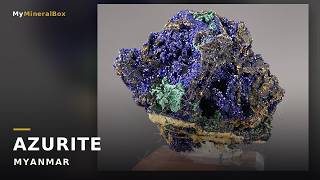 Video preview: Azurite with Malachite – Myanmar | Natural Mineral Specimen