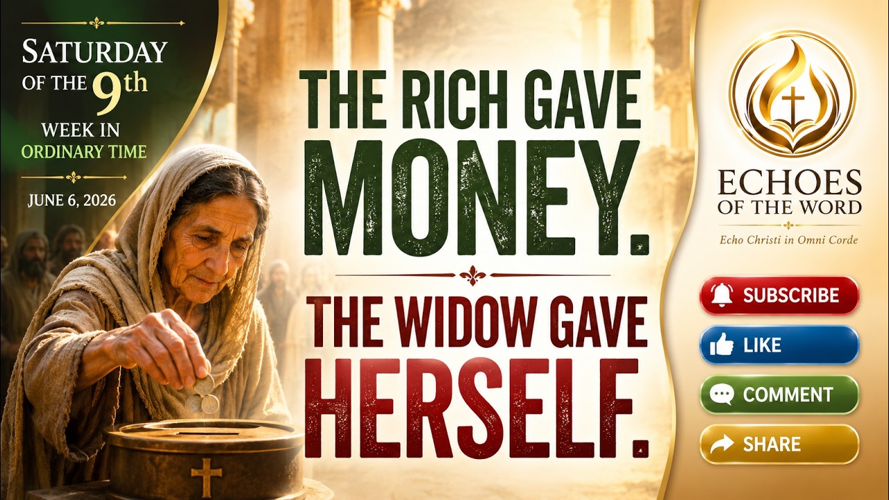 The Rich Gave Money. The Widow Gave Herself./catholic mass homily