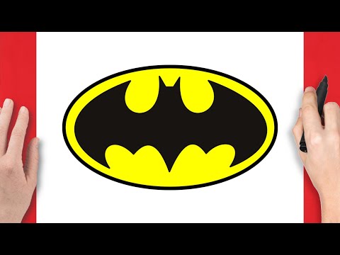 Cómo dibujar el logotipo de Batman