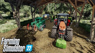 Starting a FOREST FARM with 0$ - Farming Simulator 22 Timelapse