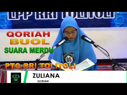 Zuliana dari Buol Juara 1 || PTQ RRI Tolitoli 2021 Sulawesi Tengah