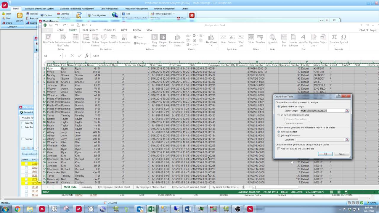 Oee Chart Excel