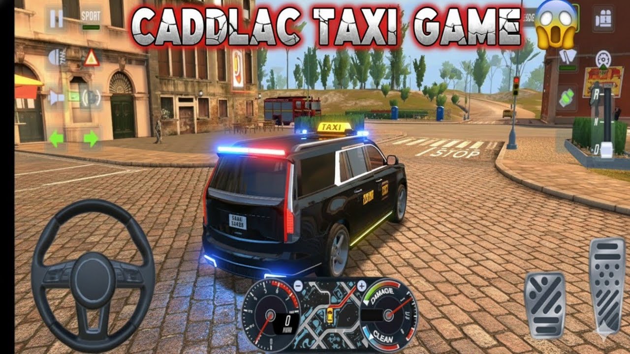 CADDILAC TAXI DAY RIDER 😱 | Extreme Full-Light Race on City Streets | Taxi Simulator EVO | Taxi Game