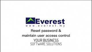 reset password and access control