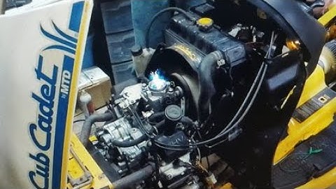 Cub Cadet 3205 cold start and a screwed-up repair