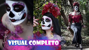 Como se vestir de caveira mexicana?