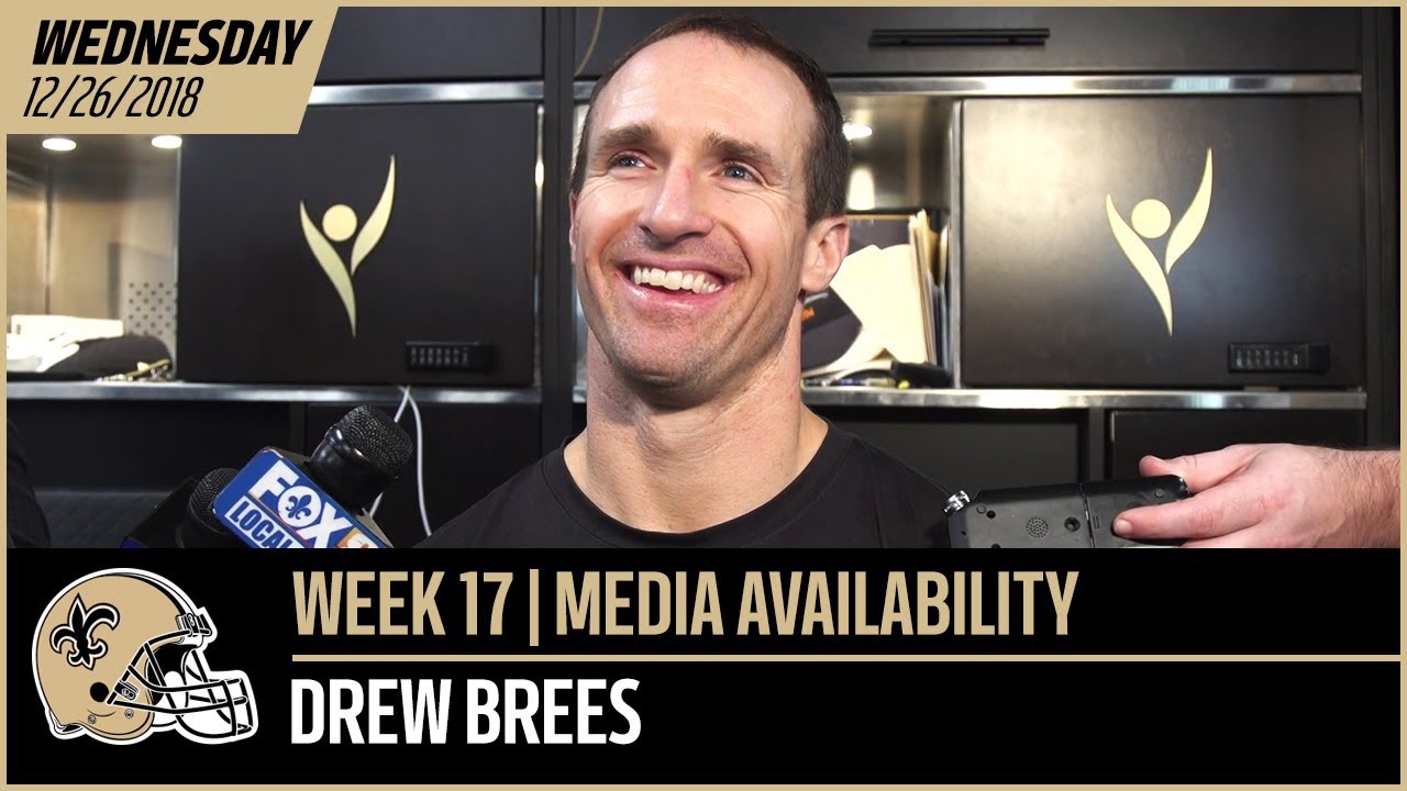 Drew Brees: 'We will be ready to play to win' | Week 17 Post-Practice football score