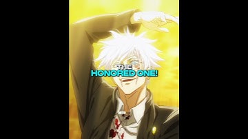 When Gojo Said "I alone am the Honored One" 💀🥶 | #jujutsukaisen #jjk #gojo #gojosatoru #anime