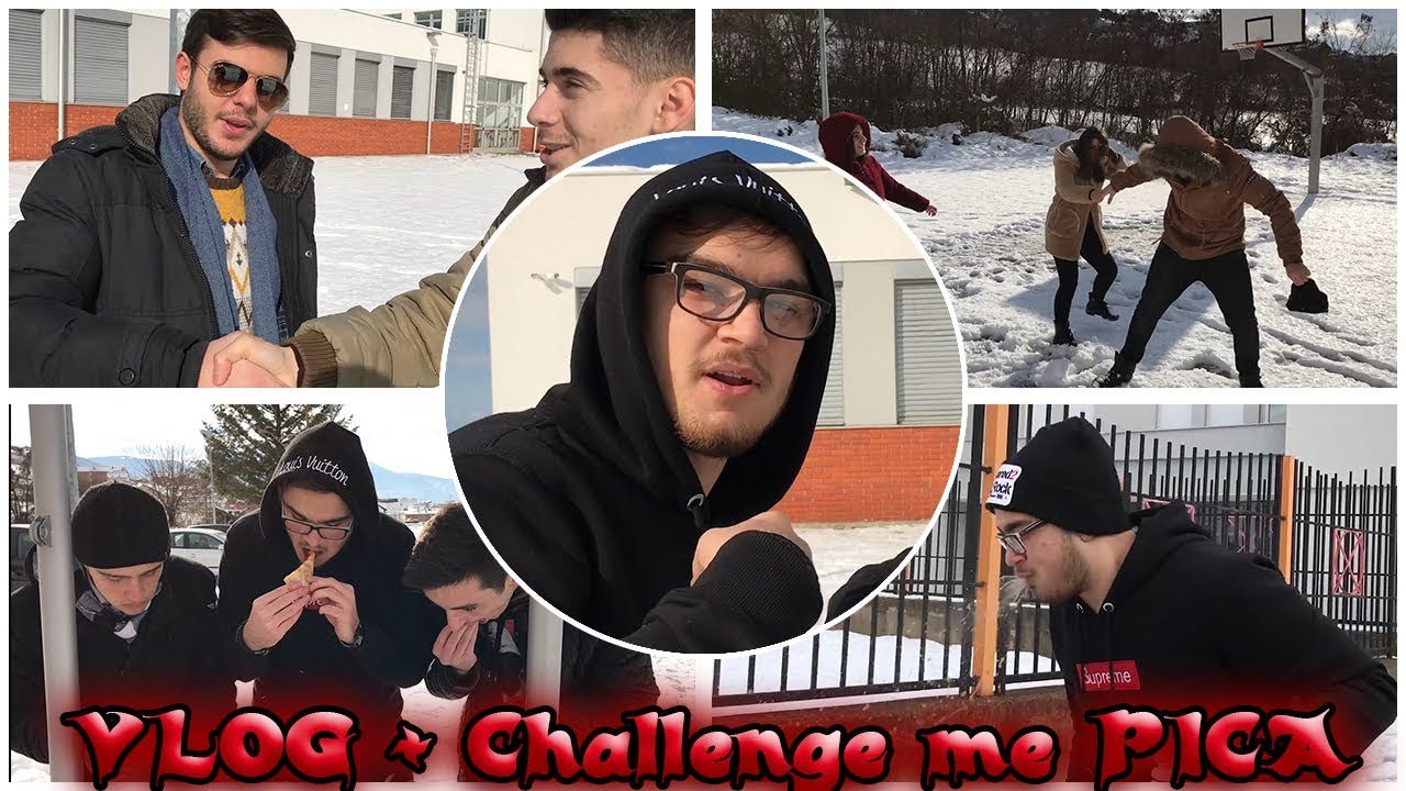 VLOG + Challenge kush po han Pica ma shpejt