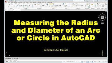 Measuring Radius and Diameter in AutoCAD