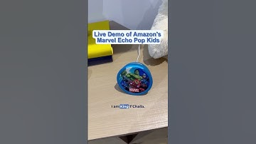 Live Demo of @amazon’s Marvel Echo Pop Kids #WakandaForever #livedemo #handson #alexa #echopop