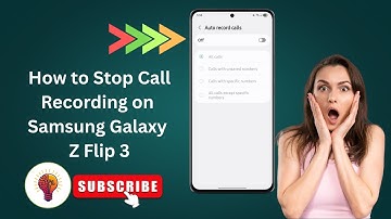 How To Stop Call Recording on Samsung Galaxy Z Flip 3 - Easy Step-by-Step Guide 2025!