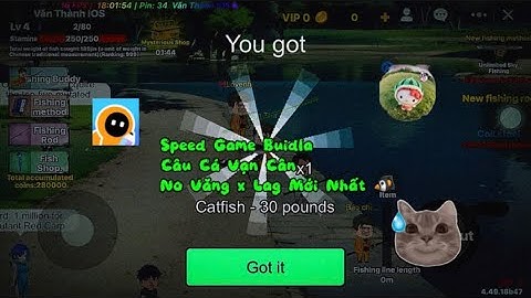 Share Hack Speed Game Builda Câu Cá Vạn Cân Cực Múp Fix Lag No Văng Không Lỗi 💕