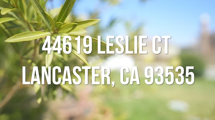 44619 Leslie Ct, Lancaster, CA 93535 - Listing by ...
