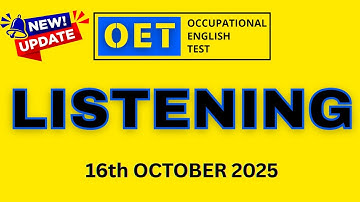OET Listening for Nurses 🎧 | Sample Test 2025 (Updated) OET 2.0 Online Classroom