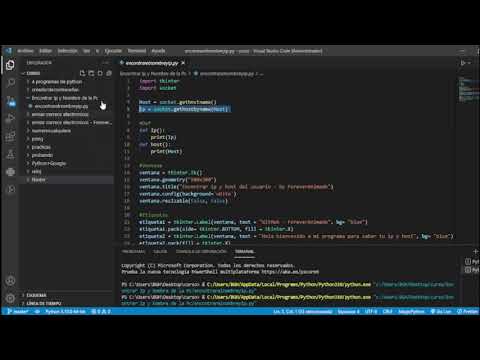 App de python 2 Como saber el host y la ip de la pc | Los Milanesa