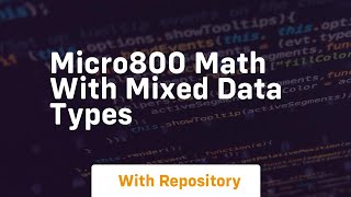 Celebrity Micro800 math with mixed data types Profile