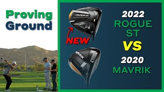 Can the new Callaway Rogue ST driver outperform the 2020 Mavrik? | Proving Ground ClubTest 2022
