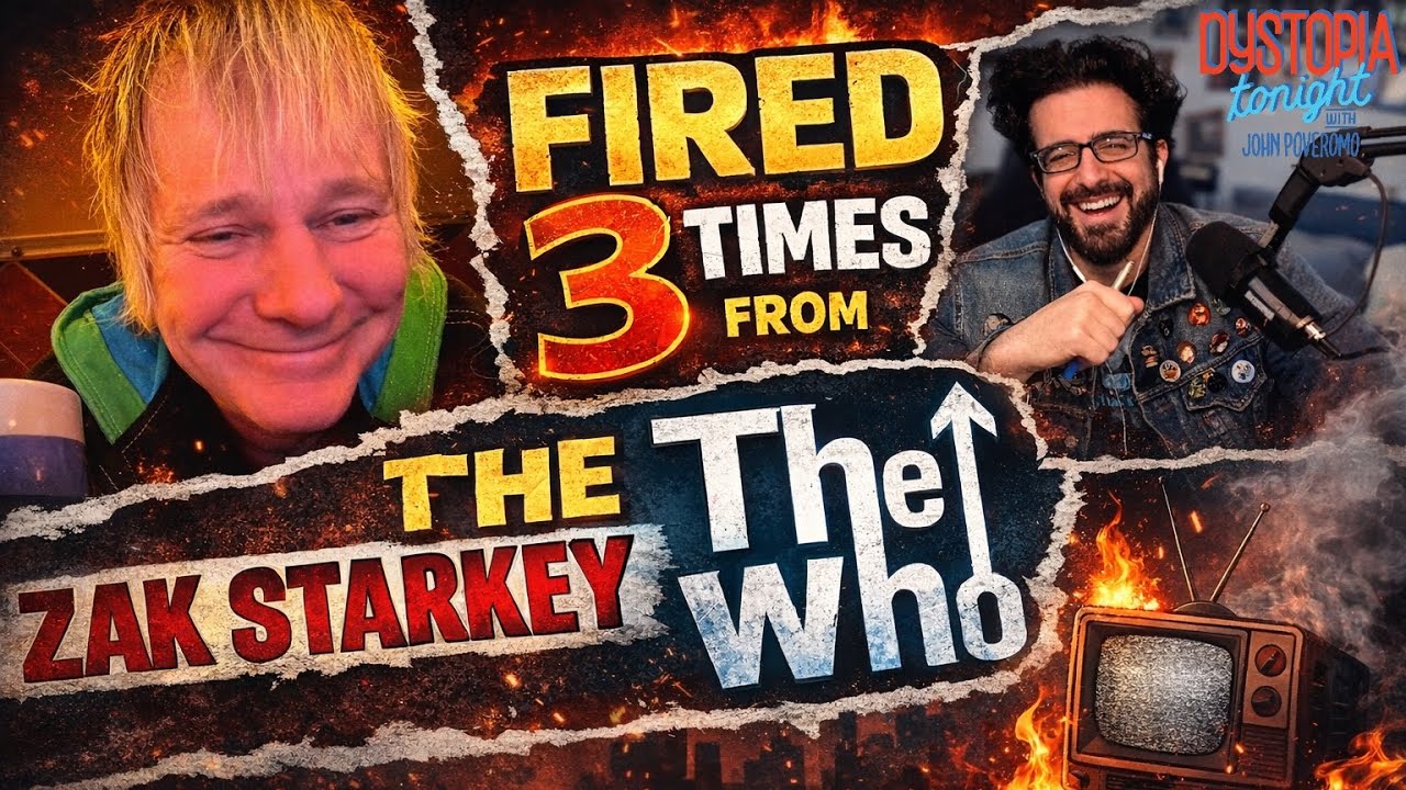 Zak Starkey talks getting fired from The Who 3 times, and reconciliation - Dystopia Tonight