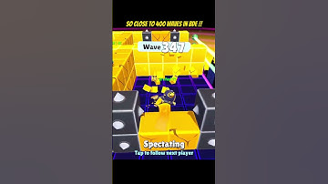 Very Close to Waves 400 In Block Dash Endless! 🫢 #shorts #stumbleguys #viral