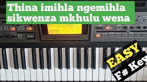 thina imihla ngemihla sikwenza mkhulu wena itende tutorial||How to play itende keyboard style in F#