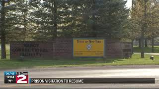 Prison visits resume in New York