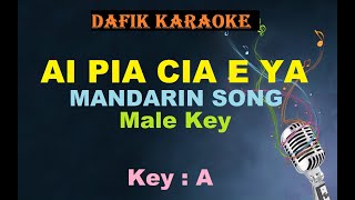 Ai Pia Cia E ya (Karaoke) Hokkien Song/Mandarin, Male Key A