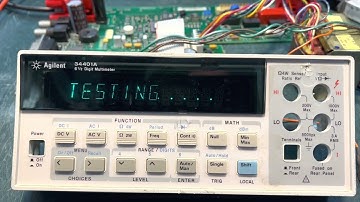 HP / Agilent 34401A Repair. Self Test Error 612, 613, 615, 617, 618, 619, 621