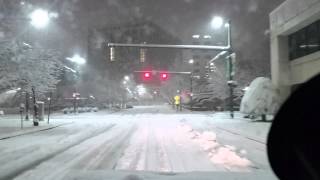 Downtown Chattanooga snow 2015-02-25.