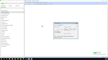 Accounts Payable: How To Void Payments in Sage 300 CRE