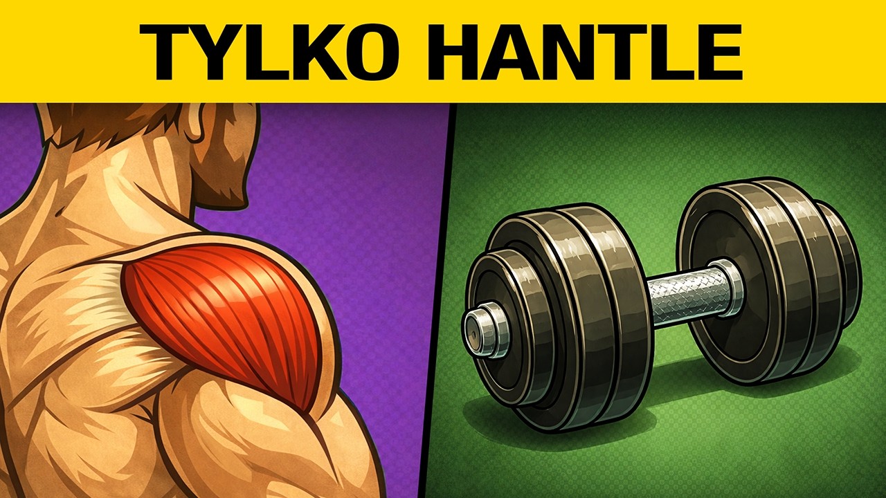 3 kozackie ćwiczenia z hantlami na szerokie barki