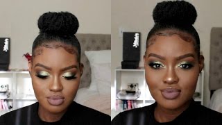 Lime/Olive Green Dramatic Half Cut Crease | FULL COVERAGE GLAM