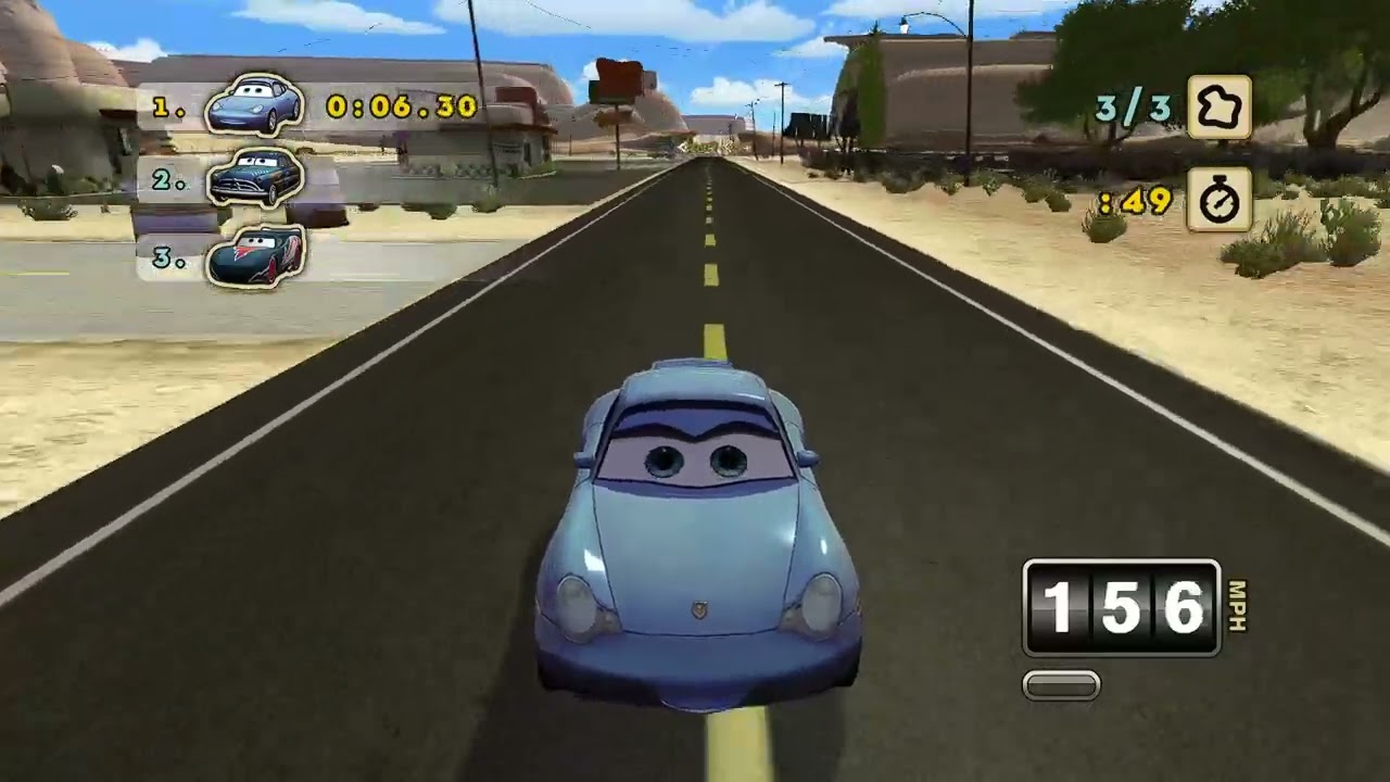 Cars Mater National Xbox 360 Chick Hicks and Sally addon pack preview