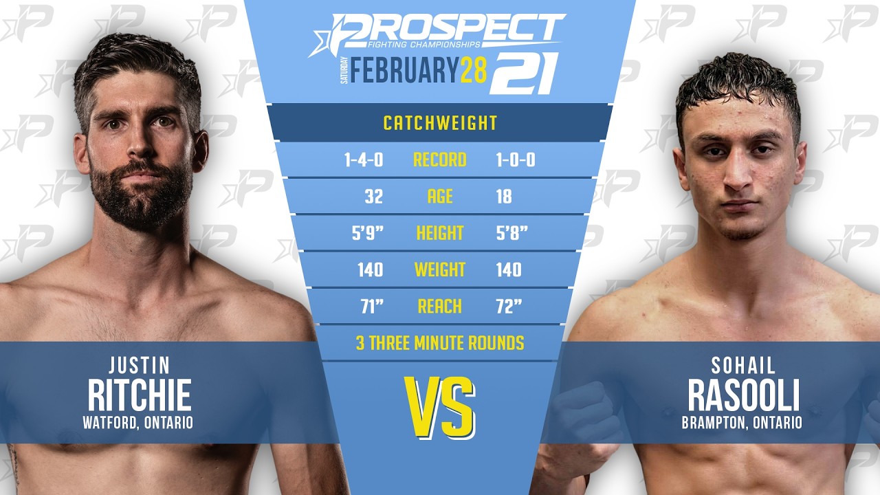 PFC 21: RITCHIE vs RASOOLI