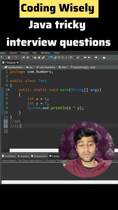 Java tricky Interview questions for find the output #coding - YouTube