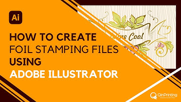 How to Create Foil Stamping Files Using Adobe Illustrator | QinPrinting
