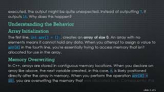 Famous Understanding the absurd behavior of Empty Arrays in C+ + Wealth