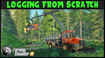 Roads In & One Ugly Pile - Logging From Scratch 214 - Farming Simulator 2019 - FDR Logging