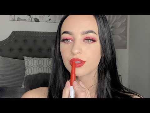 [ASMR] GRWM: Red Sparkly Glam With SHEGLAM | InstaReadyGlam